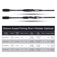 Goture Xceed 4 Section Rod with Portable Fishing Bag