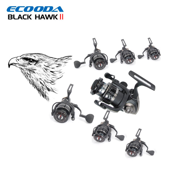 black hawk fishing reels Ecooda Black Hawk II Spinning Reel – Lunker Supply